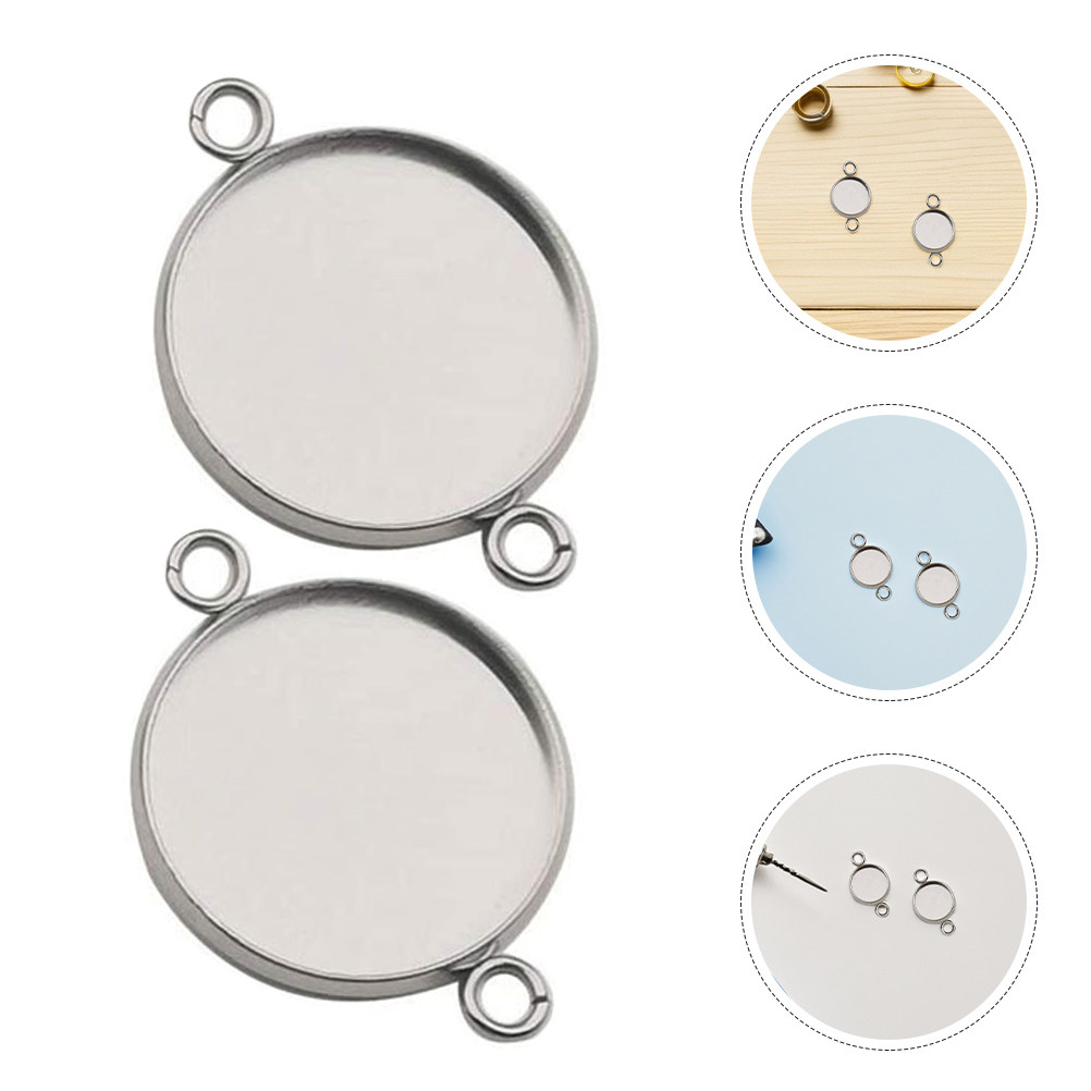 Bezels Set Pendant - 20 stuks armband cabochon connector schakels