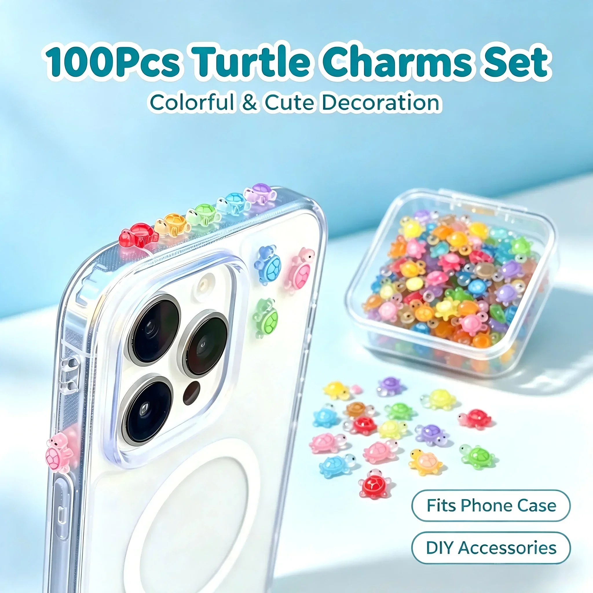 100 stuks/ Geluks-schildpad ha - Resin Crafts Diy recensie en prijs