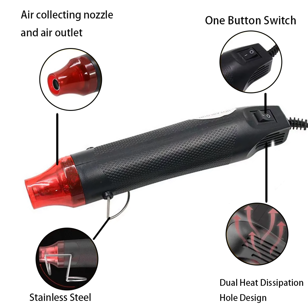 EU/VS Heteluchtpistool Soldeer - Heat Gun Small recensie en prijs
