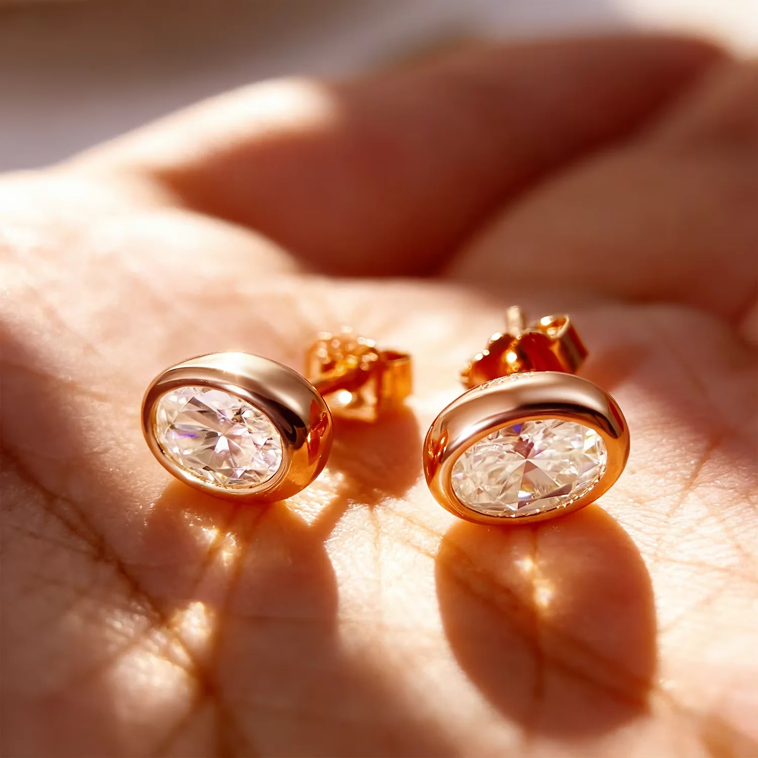 QIBAOKU Bezel Set Ovale 3ct Mo - Bezels Set Pendant recensie en prijs